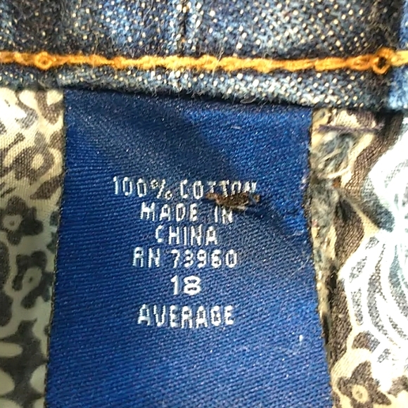 Avenue Jeans Size 18 Custom jeans shot with Bird Shot from a Shotgun. - Picture 12 of 13